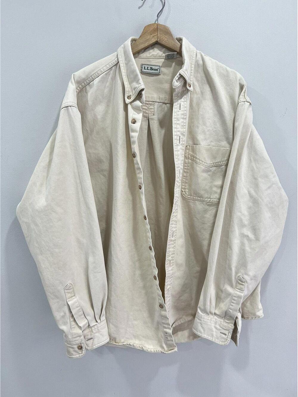 Vintage LL Bean Button Up Shirt xl tall